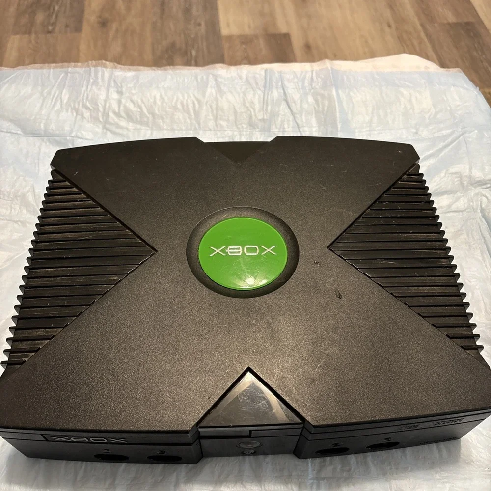 Microsoft Original Xbox Console Only Black OG Xbox Untested